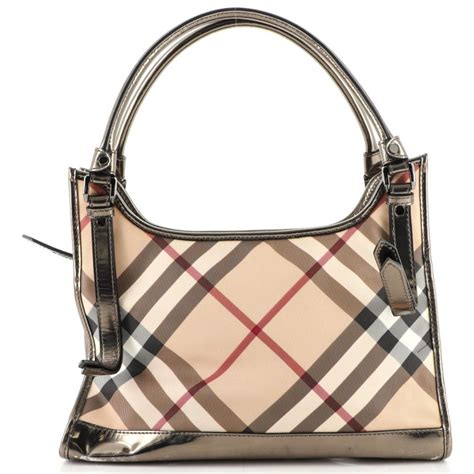 Burberry Ashmore Nova Check Tote Bag 